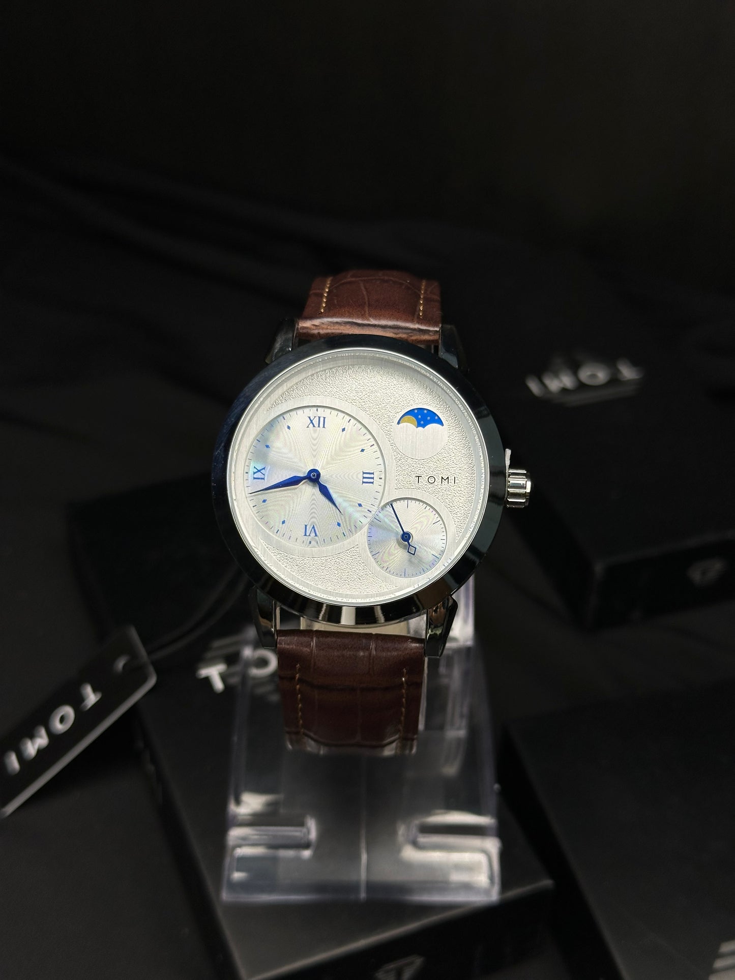 The TOMI Dual Dial Moonphase