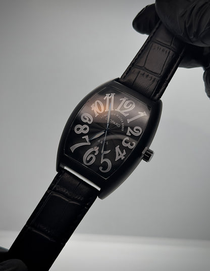 Leopard Quartz Classic Tonneau Watch