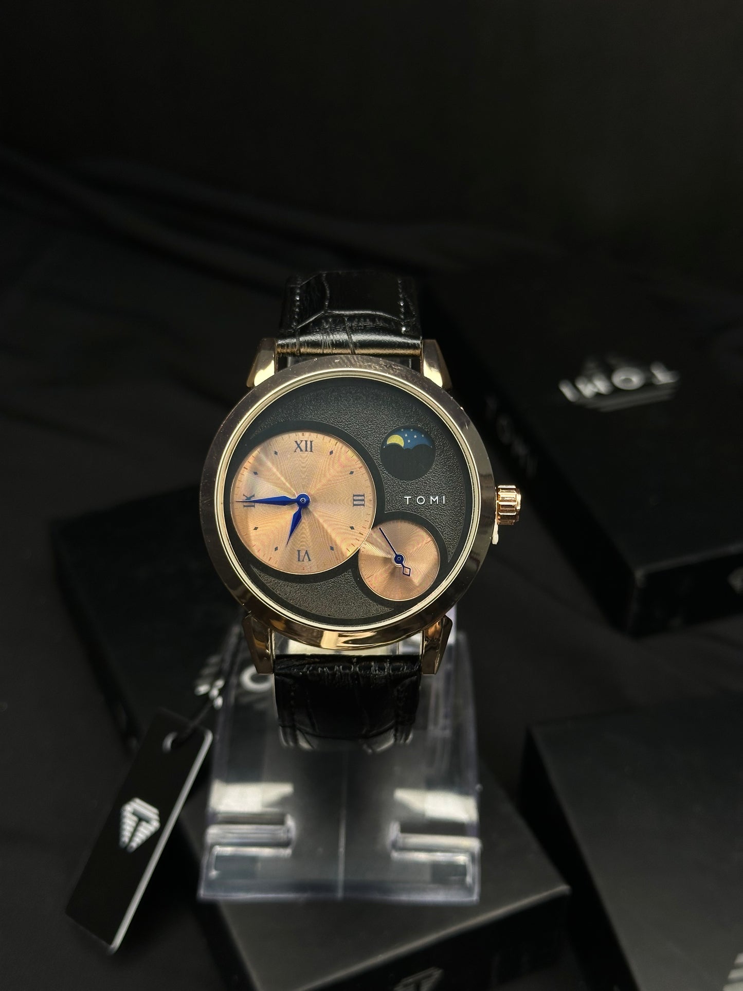 The TOMI Dual Dial Moonphase