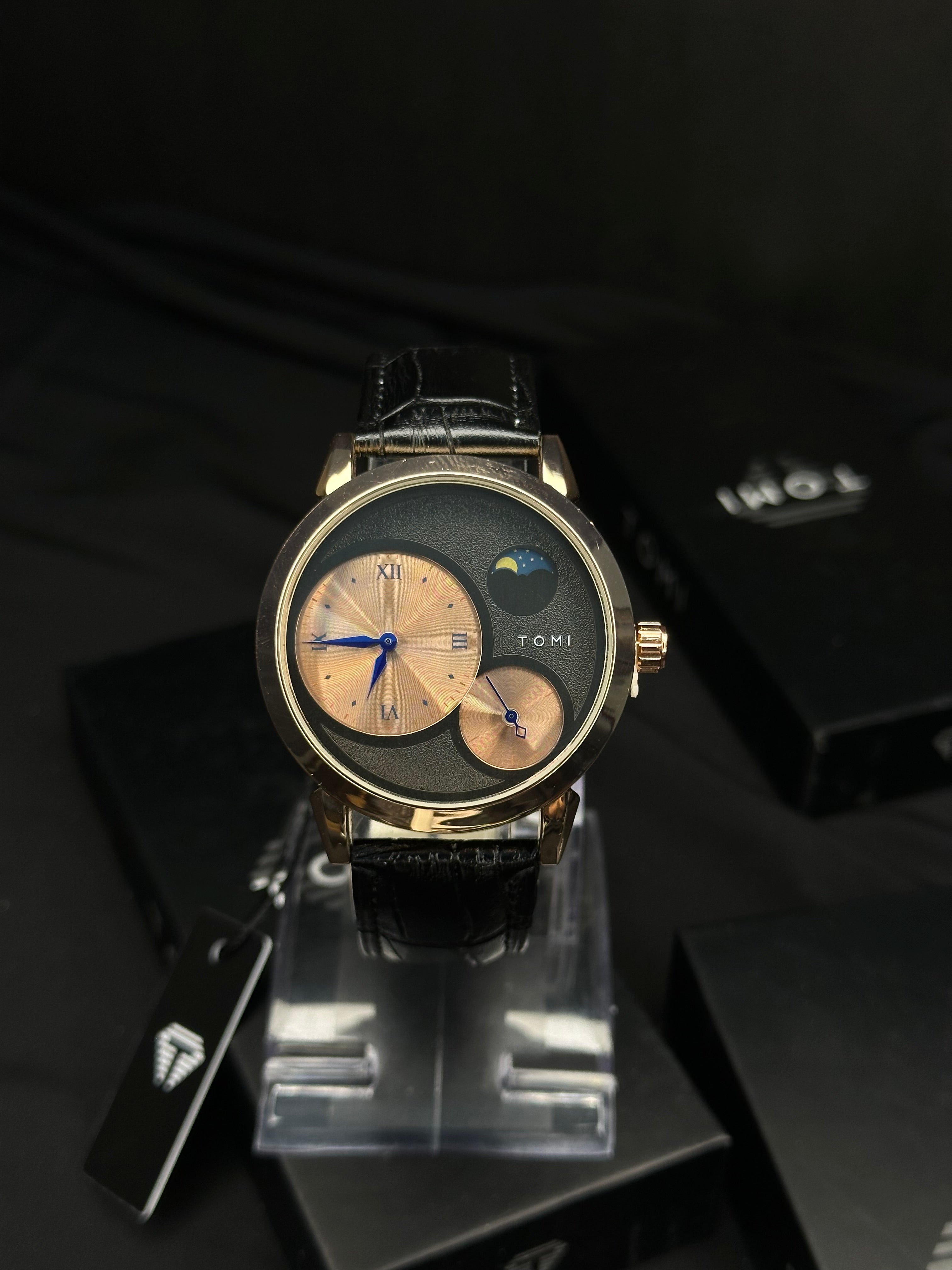 The TOMI Dual Dial Moonphase