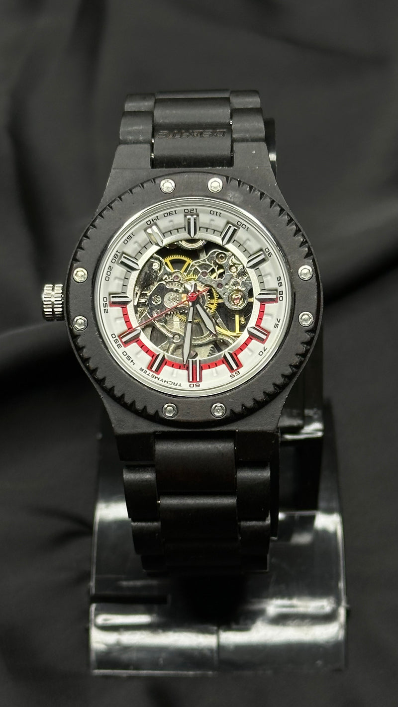 BEDATE Wooden With Mineral Scratch-Resistant Glass
