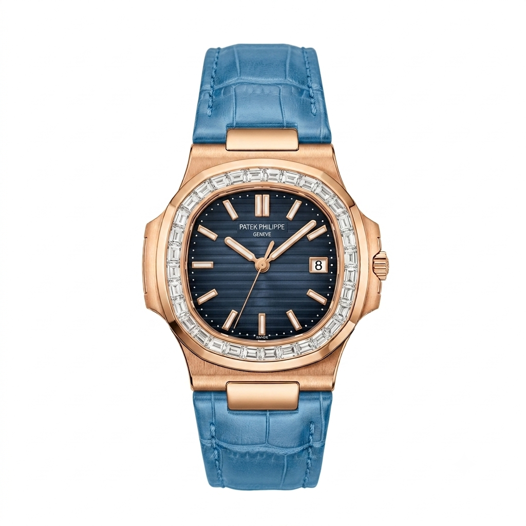 ⌚ Patek Philippe Nautilus Diamond Blue Edition