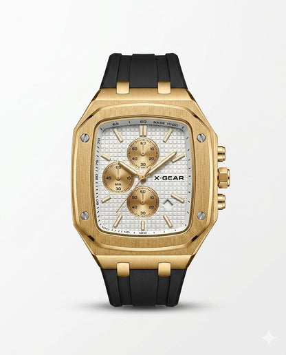 X-GEAR Men’s Tonneau Chronograph Watch