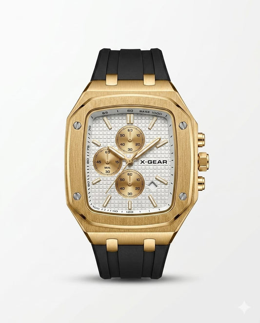 X-GEAR Men’s Tonneau Chronograph Watch