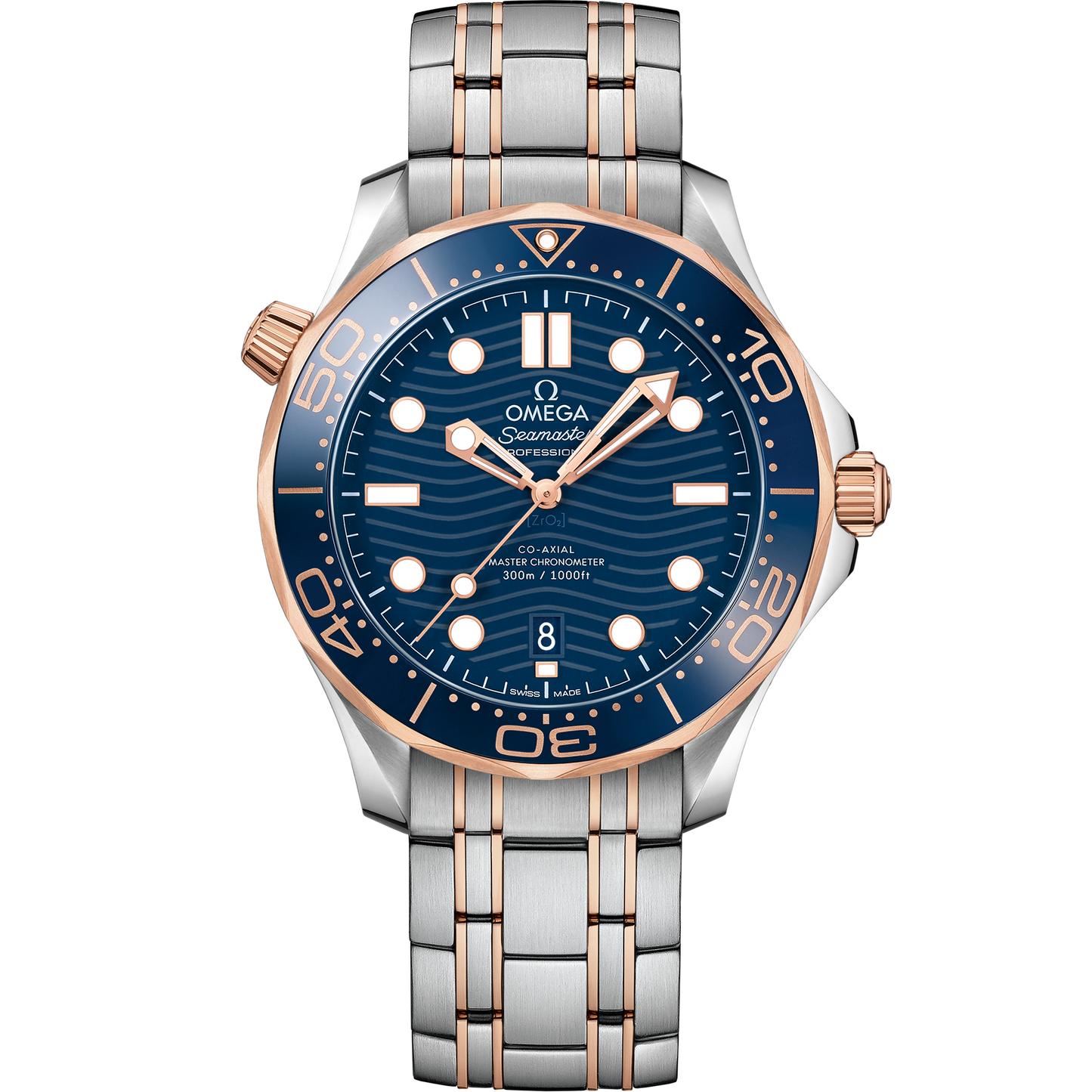 OMEGA Seamaster Diver 300M 42mm Steel Sedna Gold - 210.20.42.20.03.002
