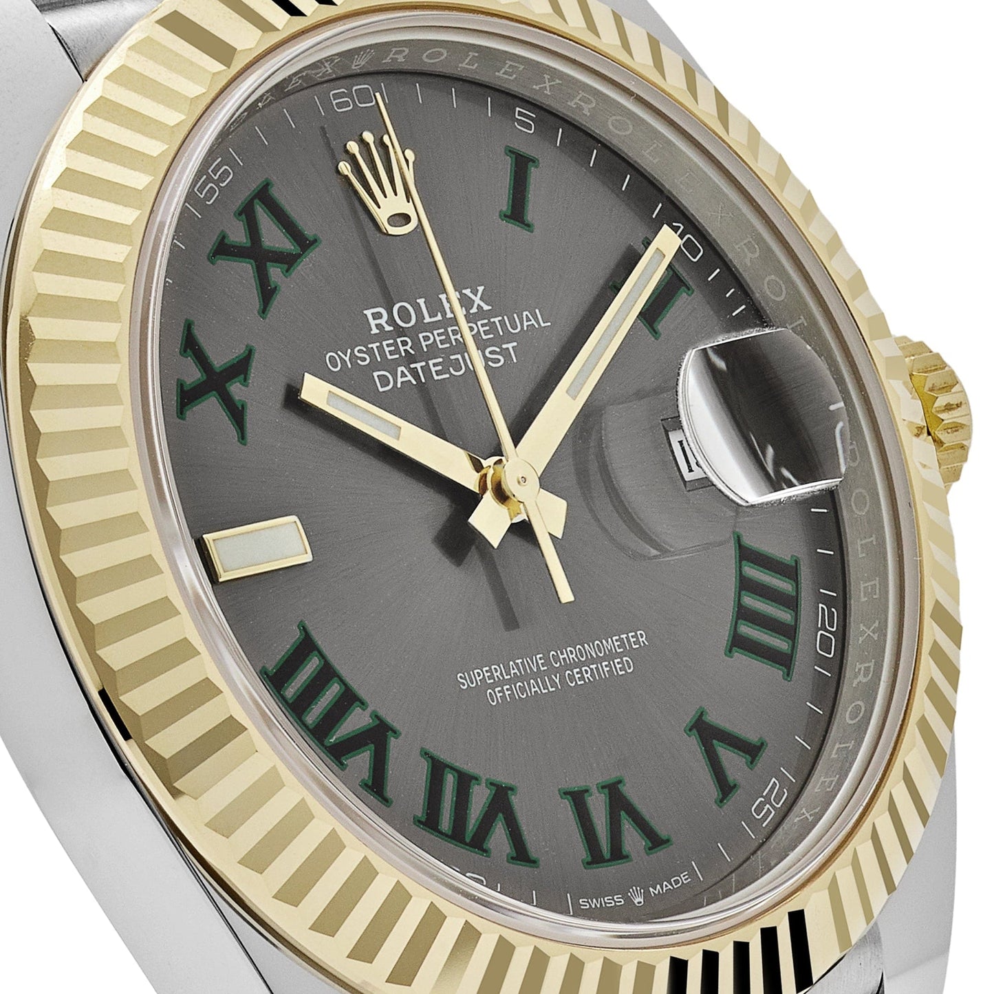 Rolex Datejust 41 126333 Wimbledon view 5