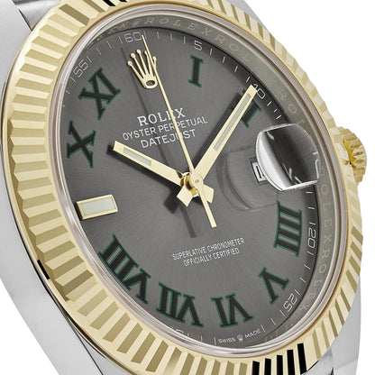 Rolex Datejust 41 126333 Wimbledon view 5
