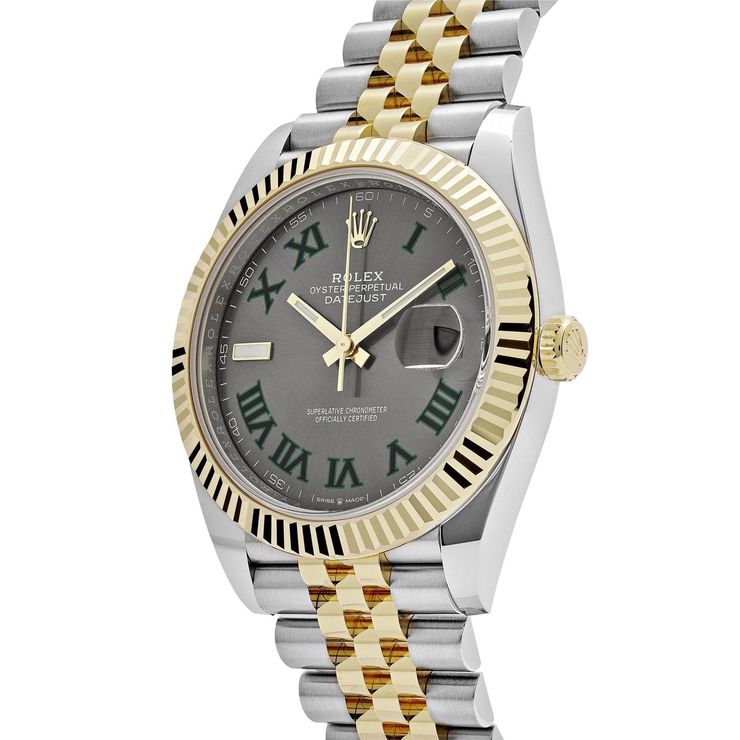 Rolex Datejust 41 126333 Wimbledon view 3