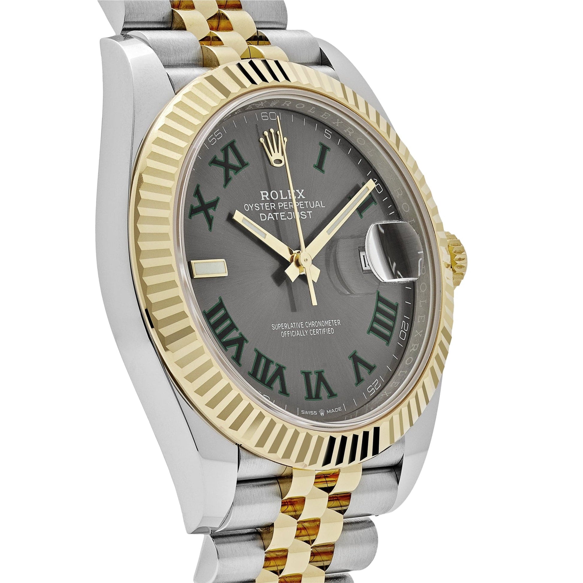 Rolex Datejust 41 126333 Wimbledon view 4