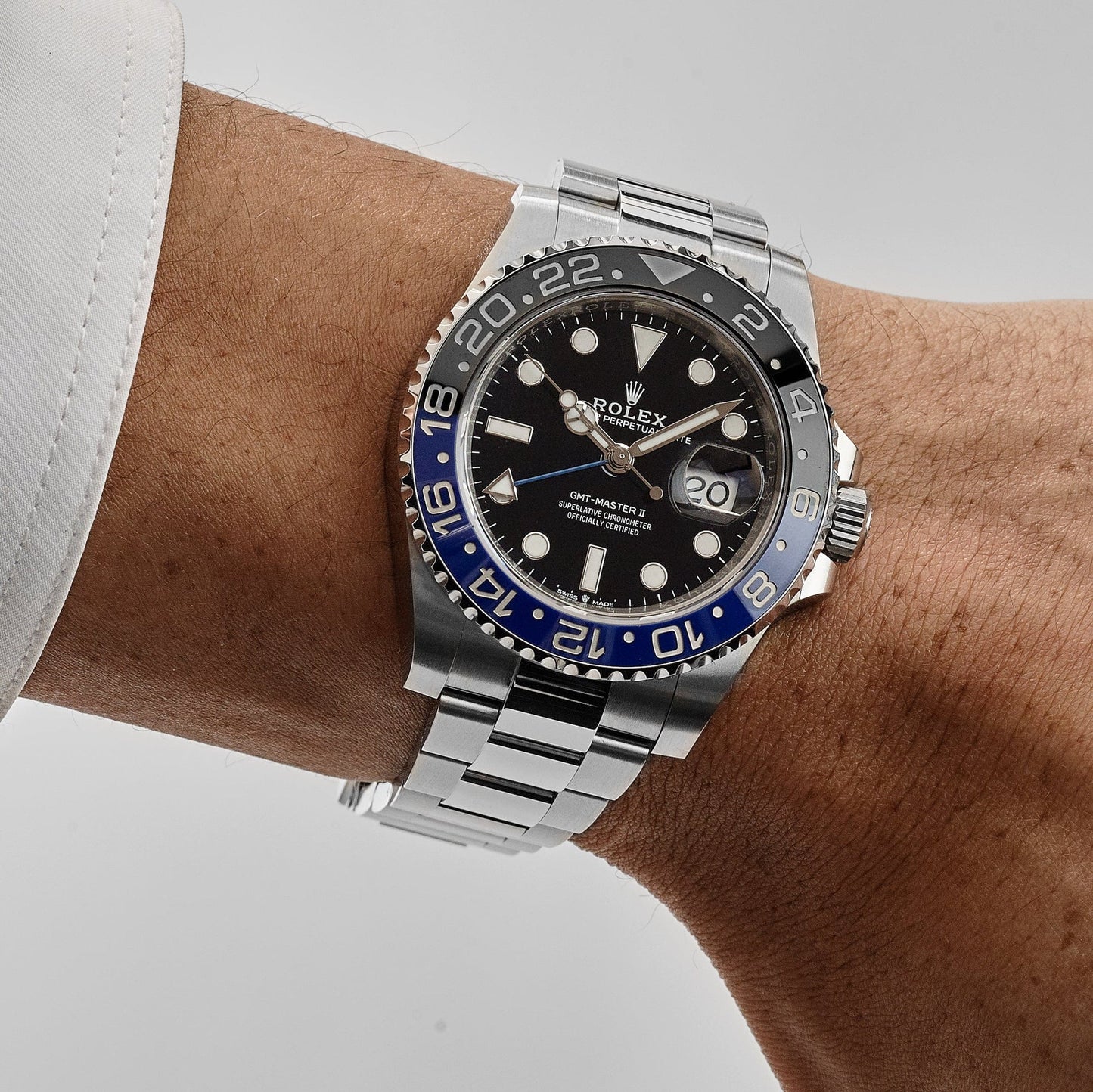 Rolex GMT-Master II 126710BLNR Batman view 2