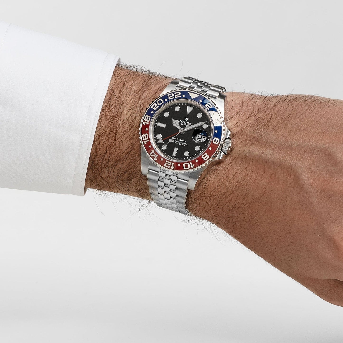 Rolex GMT-Master II 126710BLRO Pepsi side view