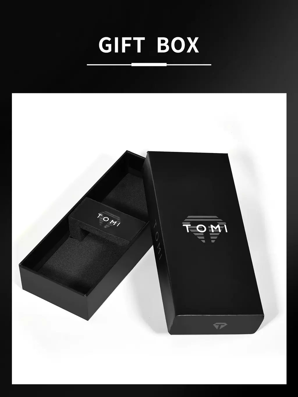 TOMI T-044 Men's Watch clasp detail