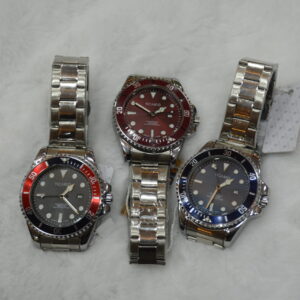 silver body multicolour dials circular design -x3