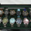 multicolour watches set circular design - x12