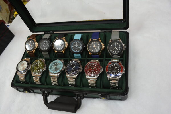 multicolour watches set circular design - x12