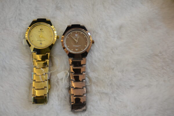 multicolor circular design golden and brown - x2