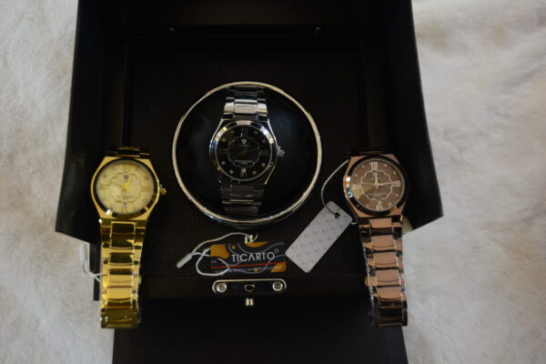 Multicolour silver gold brown full body circular design - x3