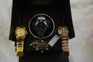 Multicolour silver gold brown full body circular design - x3