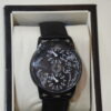 world map black dial full black body - unique