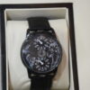 world map black dial full black body - unique