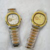 collection of silver gold body white and gold dial x2
