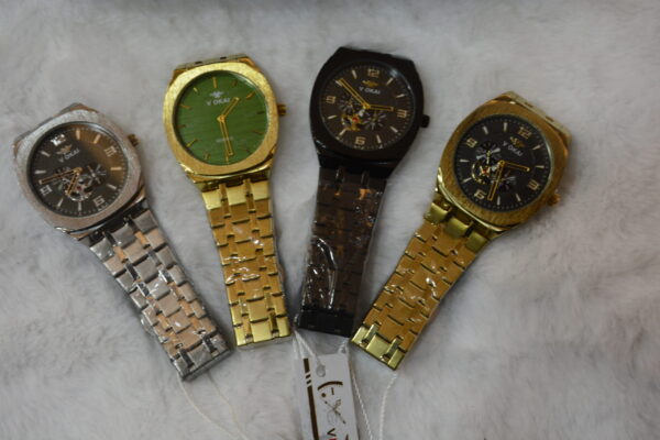 watches collection diffrent colors - silver- gold- black