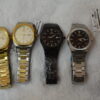 watches collection diffrent colors - silver- gold- black