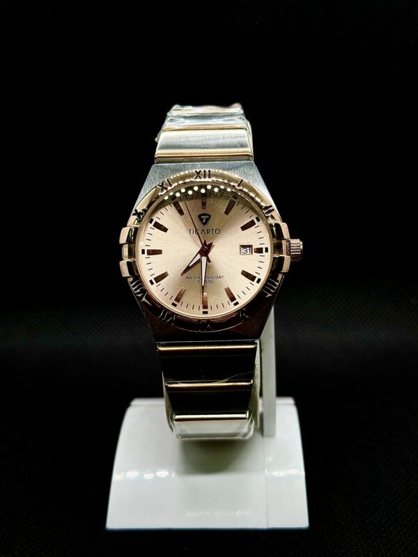 TICARTO T-8039 Luxury Two-Tone Quartz Watch