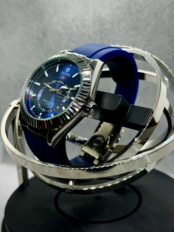 Ticarto Men’s Blue Dial GMT Sport Watch