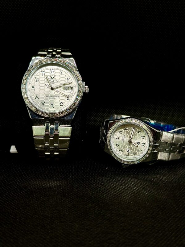 Ticarto Eastern Arabic Numeral Couple Watches