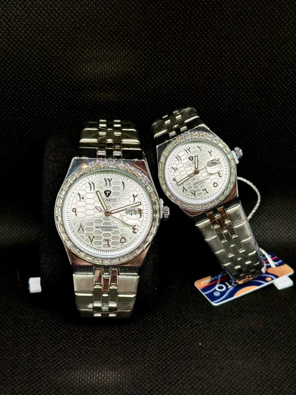 Ticarto Eastern Arabic Numeral Couple Watches