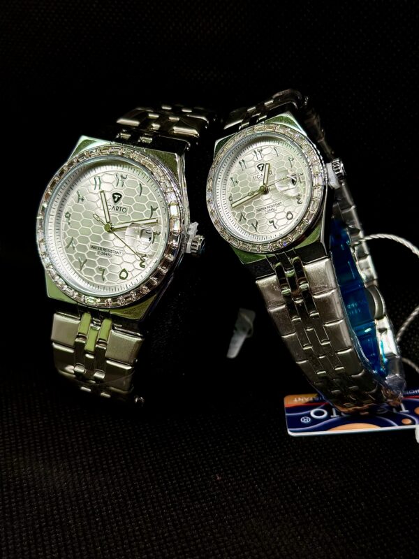 Ticarto Eastern Arabic Numeral Couple Watches