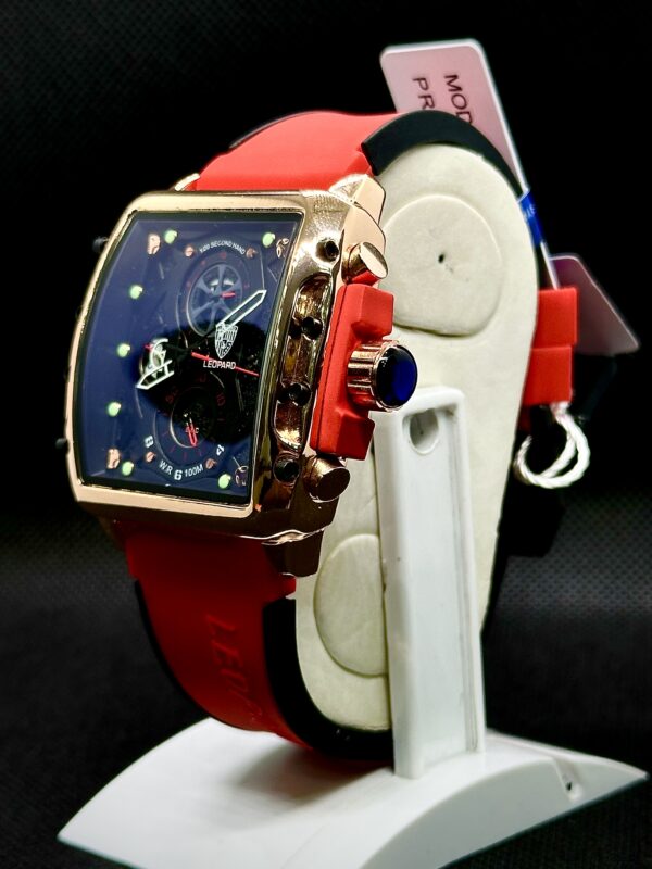 Leopard Sport Luxury Tonneau Watch