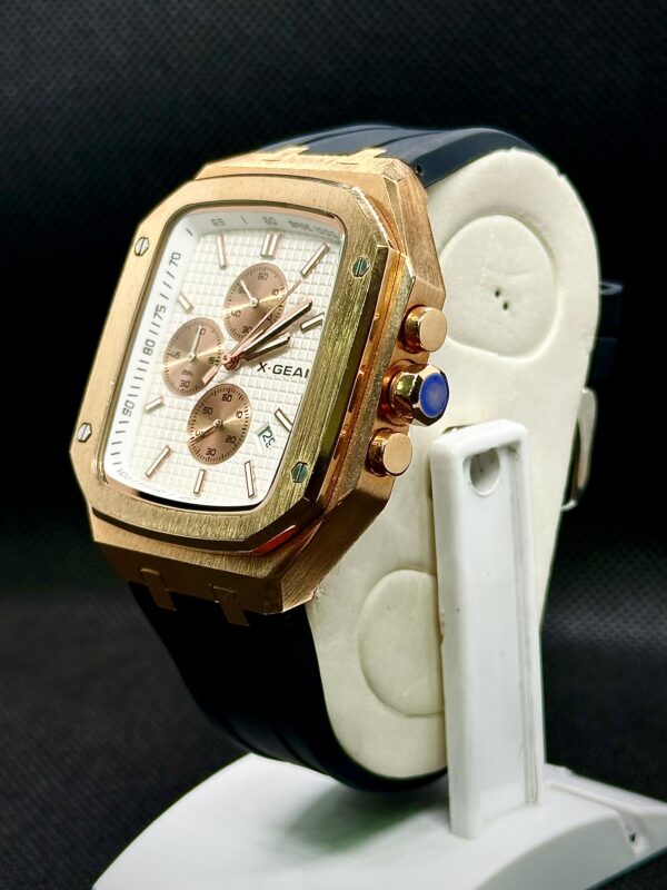 X-GEAR Men’s Tonneau Chronograph Watch