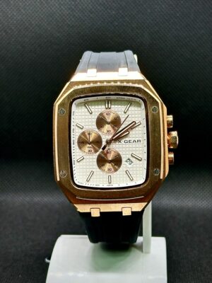 X-GEAR Men’s Tonneau Chronograph Watch