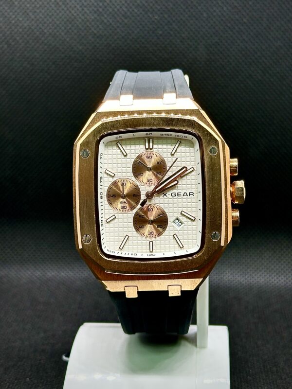 X-GEAR Men’s Tonneau Chronograph Watch