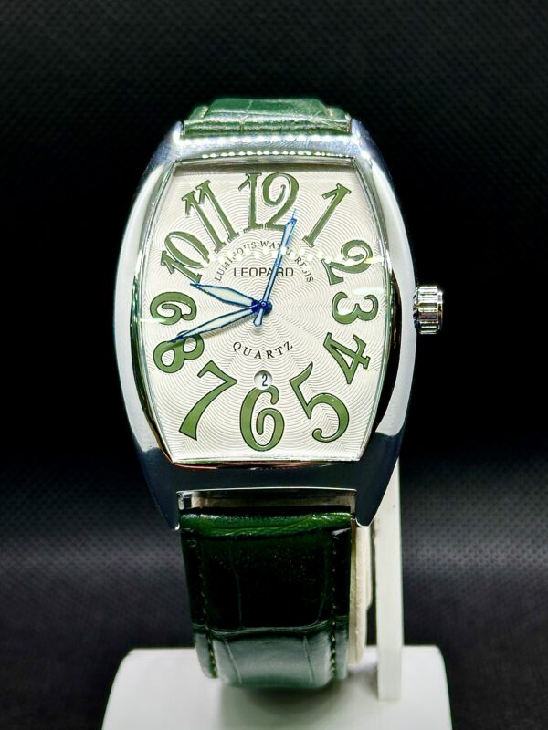Leopard Quartz Classic Tonneau Watch