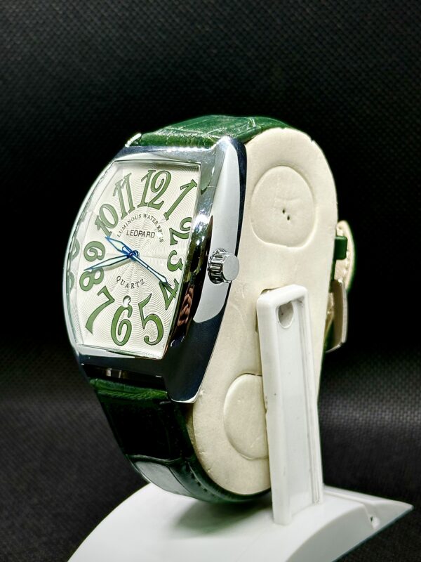 Leopard Quartz Classic Tonneau Watch