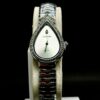 Leopard Women’s Luxury Teardrop Crystal Watch – Silver Serenity Edition