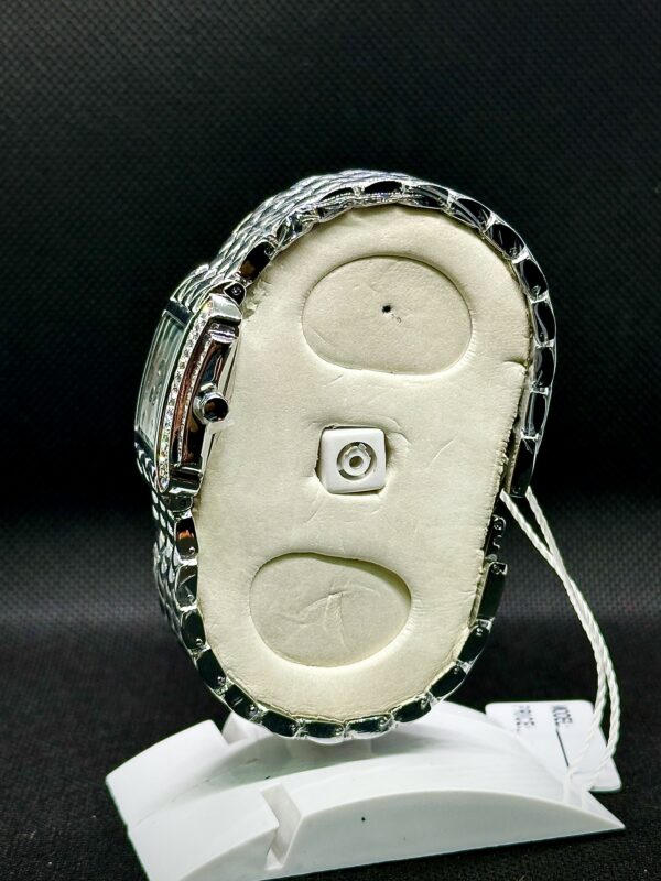 Leopard Women’s Art Deco Crystal Watch – Silver Quilt Series