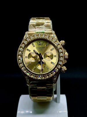 X-GEAR Automatic Gold-Tone Chronograph Watch