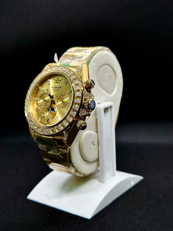 X-GEAR Automatic Gold-Tone Chronograph Watch
