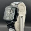 Timekey "Architect" Square Skeleton Automatic – Two-Tone Gold & Silver Luxury Watch